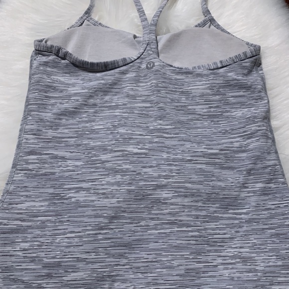 Lululemon Gray and White Active Tank - Picture 4 of 5